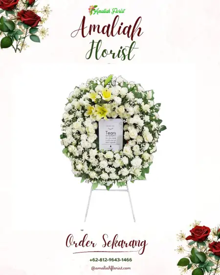 Krans Bunga Duka Sedati